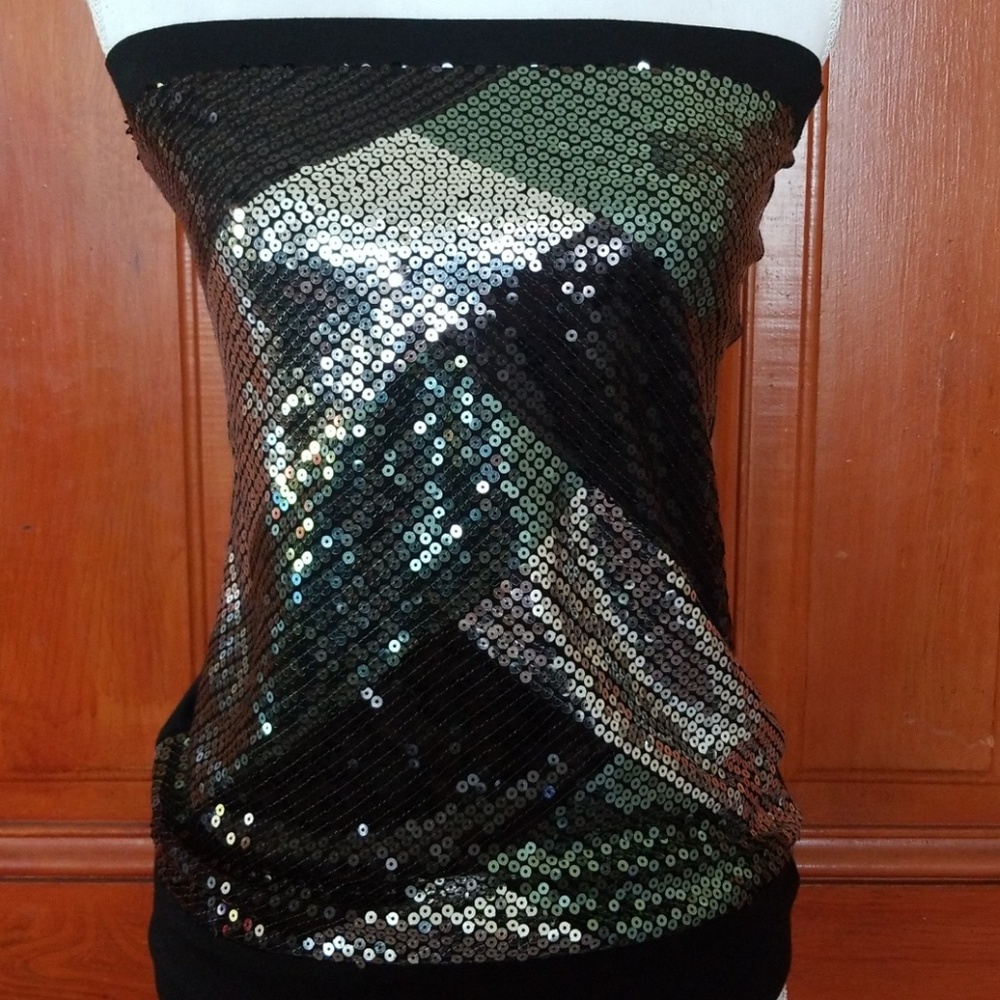 SEQUIN HALTER